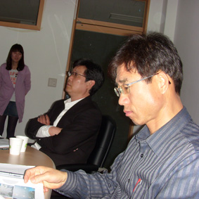 2009년 졸업작품 1차발표 현장사진