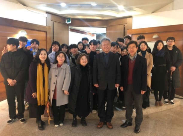 2018 실내건축디자인학과 과제전 기념촬영